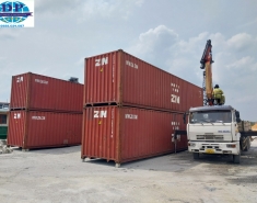 Bàn giao container kho 40feet phục vụ khách hàng